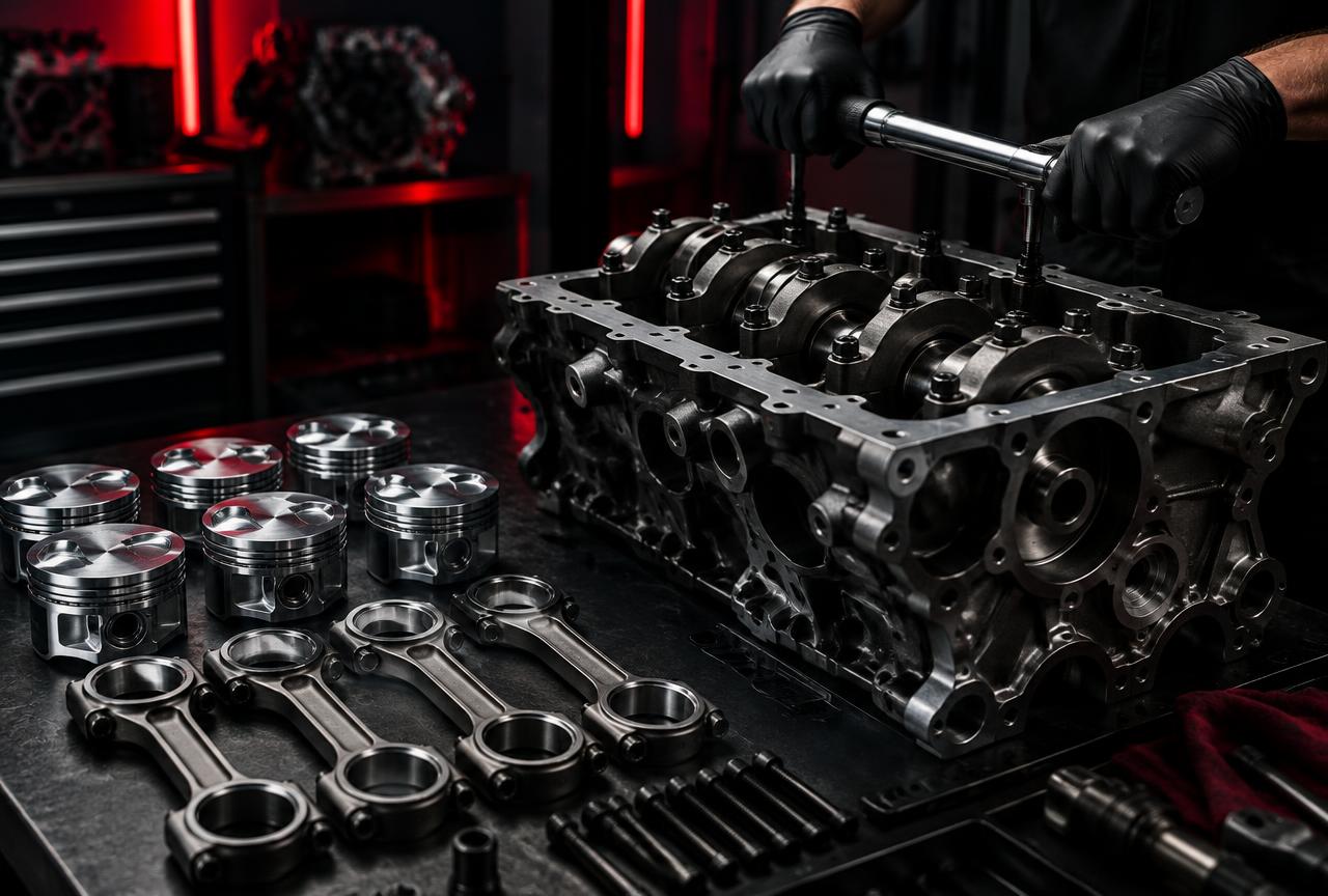 High-performance engine build at Nemesis Performance